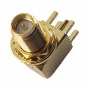 3080 Conector SMA femea angular painel PCI pino macho 50 OHms | Conector SMA femea angular painel PCI pino macho 50 OHms Conector SMA femea angular painel PCI pino macho 50 OHms