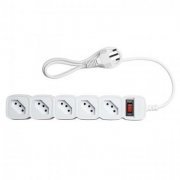 4824200 Intelbras filtro de linha 5 tomadas EPE 205BR bivolt chave de liga/desliga 10A branco cabo de 1m | Intelbras filtro de linha 5 tomadas EPE 205BR bivolt chave de liga/desliga 10A branco cabo de 1m Intelbras filtro de linha 5 tomadas EPE 205BR bivolt chave de liga/desliga 10A branco cabo de 1m