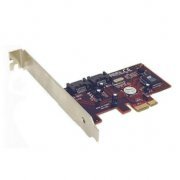 Controladora Addonics 2 Canais SATA II RAID 1, 0, 0+1, RAID 5 or JBOD, PCI Express x1, 3Gbits/sec with NCQ, PN: AD2SA3GPX1