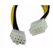 CABLE-AD10 Cabo Extensão EPS 8 pinos M para 8 Pinos F Molex 8 Pinos Macho para 8 Pinos Femea - Comprimento 20cm | Cabo Extensão EPS 8 pinos M para 8 Pinos F Molex 8 Pinos Macho para 8 Pinos Femea - Comprimento 20cm Cabo Extensão EPS 8 pinos M para 8 Pinos F Molex 8 Pinos Macho para 8 Pinos Femea - Comprimento 20cm