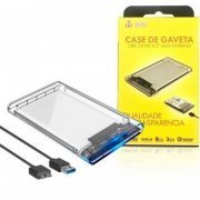 ECASE-320 Case Externo HD 2.5 SATA 3 USB 3.0 Transparente 5Gbps compatível com HD e SSD de 2.5 polegadas | Case Externo HD 2.5 SATA 3 USB 3.0 Transparente 5Gbps compatível com HD e SSD de 2.5 polegadas Case Externo HD 2.5 SATA 3 USB 3.0 Transparente 5Gbps compatível com HD e SSD de 2.5 polegadas