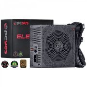 ELECV2PTO650W PCYes Fonte ATX Electro V2 650W Reais com PFC Ativo 80 Plus Bronze | PCYes Fonte ATX Electro V2 650W Reais com PFC Ativo 80 Plus Bronze PCYes Fonte ATX Electro V2 650W Reais com PFC Ativo 80 Plus Bronze