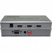 FX-HSP0102D Flexport Splitter HDMI 2.0 1x2 4K/2K 60Hz ideal para distribuir sinal com alta qualidade para 2 telas | Flexport Splitter HDMI 2.0 1x2 4K/2K 60Hz ideal para distribuir sinal com alta qualidade para 2 telas Flexport Splitter HDMI 2.0 1x2 4K/2K 60Hz ideal para distribuir sinal com alta qualidade para 2 telas