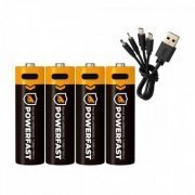 GS-11547 GShield pilha recarregável AAA Turbo Powerfast USB-C kit com 4 unidades 1.5V 1200 ciclos | GShield pilha recarregável AAA Turbo Powerfast USB-C kit com 4 unidades 1.5V 1200 ciclos GShield pilha recarregável AAA Turbo Powerfast USB-C kit com 4 unidades 1.5V 1200 ciclos