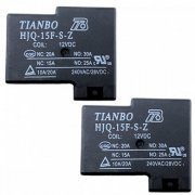HJQ-15F-S-Z Rele T90 Tianbo 12V 20A 5 terminais (Kit 2x und) kit com 2 unidades | Rele T90 Tianbo 12V 20A 5 terminais (Kit 2x und) kit com 2 unidades Rele T90 Tianbo 12V 20A 5 terminais (Kit 2x und) kit com 2 unidades