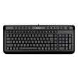 Teclado Slim A4Tech Natural-A KLS-40, Multim�dia, PS2 (Preto)