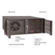Gabinete Rack 19 Pol 4U Nilko NK211 600mm EATX, Cor Preto Fosco