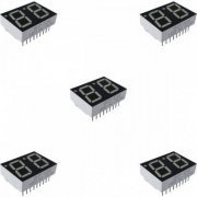 QDSP-526G Display 7 segmentos 0,56 duplo amarelo (Kit 5x) 18 pinos 25x19x8mm / Catodo comum | Display 7 segmentos 0,56 duplo amarelo (Kit 5x) 18 pinos 25x19x8mm / Catodo comum Display 7 segmentos 0,56 duplo amarelo (Kit 5x) 18 pinos 25x19x8mm / Catodo comum