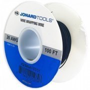 R26BLK-0100 Fio Kynar 26AWG 0.7mm cobre banhado a prata rolo com 30 metros, para reparo em bancada | Fio Kynar 26AWG 0.7mm cobre banhado a prata rolo com 30 metros, para reparo em bancada Fio Kynar 26AWG 0.7mm cobre banhado a prata rolo com 30 metros, para reparo em bancada