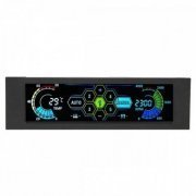 STW-5036 STW controladora de fans touchsreen com 5 canais Controle de velocidade, termostato, monitor de 5,25 | STW controladora de fans touchsreen com 5 canais Controle de velocidade, termostato, monitor de 5,25 STW controladora de fans touchsreen com 5 canais Controle de velocidade, termostato, monitor de 5,25