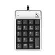 Teclado Num�rico Slim A4Tech TK-7, USB (Preto e Prata)