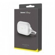 WIAPPOD-D02 Baseus capa Airpods Pro Jelly Lanyard branco | Baseus capa Airpods Pro Jelly Lanyard branco Baseus capa Airpods Pro Jelly Lanyard branco