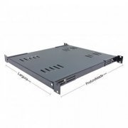 000000122 RAKER Bandeja fixa 400mm 1U para Rack 19 cor preto | RAKER Bandeja fixa 400mm 1U para Rack 19 cor preto RAKER Bandeja fixa 400mm 1U para Rack 19 cor preto