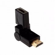 01.169.00057 Tblack Adaptador HDMI M x HDMI F 360º | Tblack Adaptador HDMI M x HDMI F 360º Tblack Adaptador HDMI M x HDMI F 360º