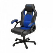 Bright Cadeira Gamer azul e preta até 120Kg 