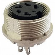 0903168005 Conector fêmea M16 5 terminais não blindado IP40 para painel 250V 6A | Conector fêmea M16 5 terminais não blindado IP40 para painel 250V 6A Conector fêmea M16 5 terminais não blindado IP40 para painel 250V 6A