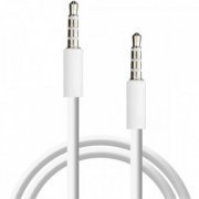 1184 Cabo auxiliar P2 para P2 reforçado branco 1,5m em Poliester | Cabo auxiliar P2 para P2 reforçado branco 1,5m em Poliester Cabo auxiliar P2 para P2 reforçado branco 1,5m em Poliester