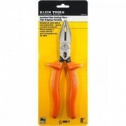 12098-INS Klein Tools alicate universal isolado de corte lateral e crimpagem de conector | Klein Tools alicate universal isolado de corte lateral e crimpagem de conector Klein Tools alicate universal isolado de corte lateral e crimpagem de conector