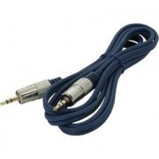 1.1.241 TBLACK Cabo 2x P2 Estereo Niquelado 3 m etros azul | TBLACK Cabo 2x P2 Estereo Niquelado 3 m etros azul TBLACK Cabo 2x P2 Estereo Niquelado 3 m etros azul