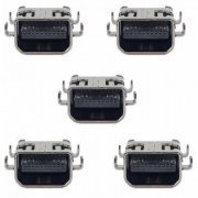 22-M0081-1003-0 5x conector Mini Display Port 20 pinos femea para placa mae 90D DIP TR LCP | 5x conector Mini Display Port 20 pinos femea para placa mae 90D DIP TR LCP 5x conector Mini Display Port 20 pinos femea para placa mae 90D DIP TR LCP