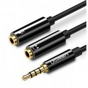 30620 Ugreen cabo adaptador P3 macho para 2x P2 femea para fone de ouvido e microfone | Ugreen cabo adaptador P3 macho para 2x P2 femea para fone de ouvido e microfone Ugreen cabo adaptador P3 macho para 2x P2 femea para fone de ouvido e microfone