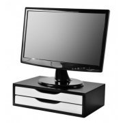 3348 Souza Suporte para Monitor MDF com 2 Gavetas Preto e Branco | Souza Suporte para Monitor MDF com 2 Gavetas Preto e Branco Souza Suporte para Monitor MDF com 2 Gavetas Preto e Branco