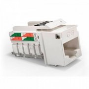 35050424 Furukawa conector RJ45 femea keystone CAT6 Sohoplus T568A/B - branco | Furukawa conector RJ45 femea keystone CAT6 Sohoplus T568A/B - branco Furukawa conector RJ45 femea keystone CAT6 Sohoplus T568A/B - branco