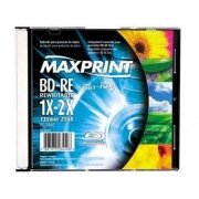 Mídia Blu-ray MAXPRINT 25GB Regravável BD-RE 1X-2X 135 Minutos (Unitário)