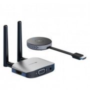 606744 Hagibis Kit Transmissor e Receptor HDMI sem fio até 50 metros - Receptor HDMI/VGA Plug and play | Hagibis Kit Transmissor e Receptor HDMI sem fio até 50 metros - Receptor HDMI/VGA Plug and play Hagibis Kit Transmissor e Receptor HDMI sem fio até 50 metros - Receptor HDMI/VGA Plug and play