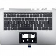 6B.K0QN7.004 Carcaça palmrest original Acer Spin SP314-55N acompanha antenas wifi e teclado | Carcaça palmrest original Acer Spin SP314-55N acompanha antenas wifi e teclado Carcaça palmrest original Acer Spin SP314-55N acompanha antenas wifi e teclado