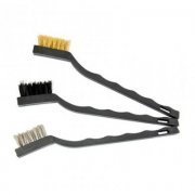 748609 MTX Kit escovas de aço pequena 3 peças 2 escovas de aço e 1 de nylon | MTX Kit escovas de aço pequena 3 peças 2 escovas de aço e 1 de nylon MTX Kit escovas de aço pequena 3 peças 2 escovas de aço e 1 de nylon