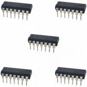 74LS04N CI 6x porta inversora HEX inverter DIP14 (Kit 5x) Kit com 5 unidades | CI 6x porta inversora HEX inverter DIP14 (Kit 5x) Kit com 5 unidades CI 6x porta inversora HEX inverter DIP14 (Kit 5x) Kit com 5 unidades