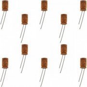 85049-1000UF-10V-KIT10 Capacitor eletrolitico SIEMENS 1000uF 10V (Kit 10x) 20% Radial 10X12.5 mm 280mA 2000HR 85°C | Capacitor eletrolitico SIEMENS 1000uF 10V (Kit 10x) 20% Radial 10X12.5 mm 280mA 2000HR 85°C Capacitor eletrolitico SIEMENS 1000uF 10V (Kit 10x) 20% Radial 10X12.5 mm 280mA 2000HR 85°C