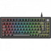 86959 Fortrek teclado mecânico Shift 75% switch red hotswap preto Knob de volume, cabo USB-C removível | Fortrek teclado mecânico Shift 75% switch red hotswap preto Knob de volume, cabo USB-C removível Fortrek teclado mecânico Shift 75% switch red hotswap preto Knob de volume, cabo USB-C removível