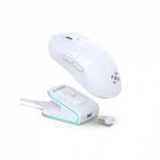 86964 Fortrek mouse gamer Loyal white edition sem fio 24000DPI trimode dongle USB 2.4GHz, Bluetooth, Dock de carrega | Fortrek mouse gamer Loyal white edition sem fio 24000DPI trimode dongle USB 2.4GHz, Bluetooth, Dock de carrega Fortrek mouse gamer Loyal white edition sem fio 24000DPI trimode dongle USB 2.4GHz, Bluetooth, Dock de carrega
