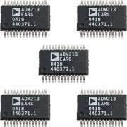 ADM213 5x ADM213EARS RS232 Transceiver 4 Driver 5 Receiver Shutdown SSOP-28 | 5x ADM213EARS RS232 Transceiver 4 Driver 5 Receiver Shutdown SSOP-28 5x ADM213EARS RS232 Transceiver 4 Driver 5 Receiver Shutdown SSOP-28