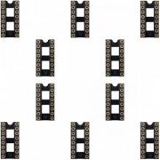 AR-16-HZL-TT Soquete DIP 16 pinos PTH torneado (Kit 10x) Kit com 10 unidades | Soquete DIP 16 pinos PTH torneado (Kit 10x) Kit com 10 unidades Soquete DIP 16 pinos PTH torneado (Kit 10x) Kit com 10 unidades
