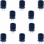 B41851A5477M-KIT10 Capacitor eletrolitico EPCOS 470uF 25V (Kit 10x) 20% Radial 10X12.5 mm 0.56ohm 380mA 2000HR 105°C | Capacitor eletrolitico EPCOS 470uF 25V (Kit 10x) 20% Radial 10X12.5 mm 0.56ohm 380mA 2000HR 105°C Capacitor eletrolitico EPCOS 470uF 25V (Kit 10x) 20% Radial 10X12.5 mm 0.56ohm 380mA 2000HR 105°C