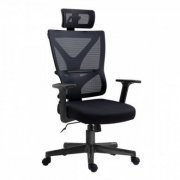 BCOE-02BKBK Bluecase Cadeira Office Ergo Elite preto em tecido mesh com suporte até 100kg | Bluecase Cadeira Office Ergo Elite preto em tecido mesh com suporte até 100kg Bluecase Cadeira Office Ergo Elite preto em tecido mesh com suporte até 100kg