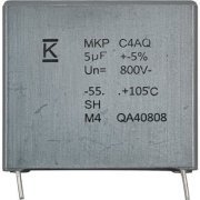 C4AQIBU4500A1YJ KEMET capacitor de partida 5uF 800V 105º AEC-Q200 DC Link Film Capacitor | KEMET capacitor de partida 5uF 800V 105º AEC-Q200 DC Link Film Capacitor KEMET capacitor de partida 5uF 800V 105º AEC-Q200 DC Link Film Capacitor