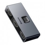 CAHUB-BC0G Baseus Splitter HDMI Matrix 4K 2 em 1 com 1 Entrada e 2 Saídas com Switch | Baseus Splitter HDMI Matrix 4K 2 em 1 com 1 Entrada e 2 Saídas com Switch Baseus Splitter HDMI Matrix 4K 2 em 1 com 1 Entrada e 2 Saídas com Switch