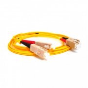 Cordão Duplex Multimodo SC/SC 2.5M om2 2 fibras 50/125 SC para SC, cor amarelo 2.5 metros
