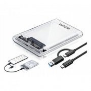 CGHD-70 Exbom case externo HD 2.5 SATA 3 USB 3.0 prata USB-C | Exbom case externo HD 2.5 SATA 3 USB 3.0 prata USB-C Exbom case externo HD 2.5 SATA 3 USB 3.0 prata USB-C