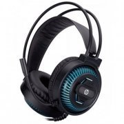 DHE-8001U HP Headset gamer DHE-8001U LED azul conexão USB driver 50mm | HP Headset gamer DHE-8001U LED azul conexão USB driver 50mm HP Headset gamer DHE-8001U LED azul conexão USB driver 50mm