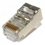 DN-CM-CAT6-B-UN D-Net conector RJ45 Blindado Macho CAT6 PassagemEZ unitário | D-Net conector RJ45 Blindado Macho CAT6 PassagemEZ unitário D-Net conector RJ45 Blindado Macho CAT6 PassagemEZ unitário