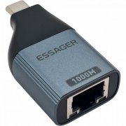 EZJRJK-MJ0G-P Essager adaptador de rede USB-C para RJ45 Gigabit | Essager adaptador de rede USB-C para RJ45 Gigabit Essager adaptador de rede USB-C para RJ45 Gigabit