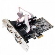 F2141E Flexport Placa PCIe 4 seriais RS232 DB9M Full 120mm | Flexport Placa PCIe 4 seriais RS232 DB9M Full 120mm Flexport Placa PCIe 4 seriais RS232 DB9M Full 120mm
