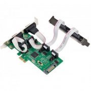 F2142HC Flexport Placa PCI Express 4 seriais RS232 DB9M perfil alto 120mm e perfil baixo 80mm | Flexport Placa PCI Express 4 seriais RS232 DB9M perfil alto 120mm e perfil baixo 80mm Flexport Placa PCI Express 4 seriais RS232 DB9M perfil alto 120mm e perfil baixo 80mm