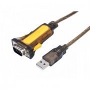 Flexport Cabo Conversor USB para Serial RS232 DB9M 1.5 metros Chipset PL2303 HXD