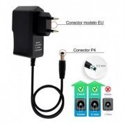 FONTE5V2AP4 Fonte de alimentação 5V 2A conector P4 bivolt plug 5.5x2.1mm | Fonte de alimentação 5V 2A conector P4 bivolt plug 5.5x2.1mm Fonte de alimentação 5V 2A conector P4 bivolt plug 5.5x2.1mm